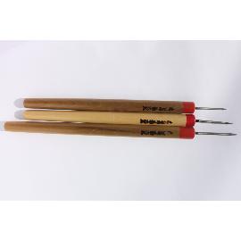 Mitsume kiri - set di 3 punzoni tradizionali per forare il bambù